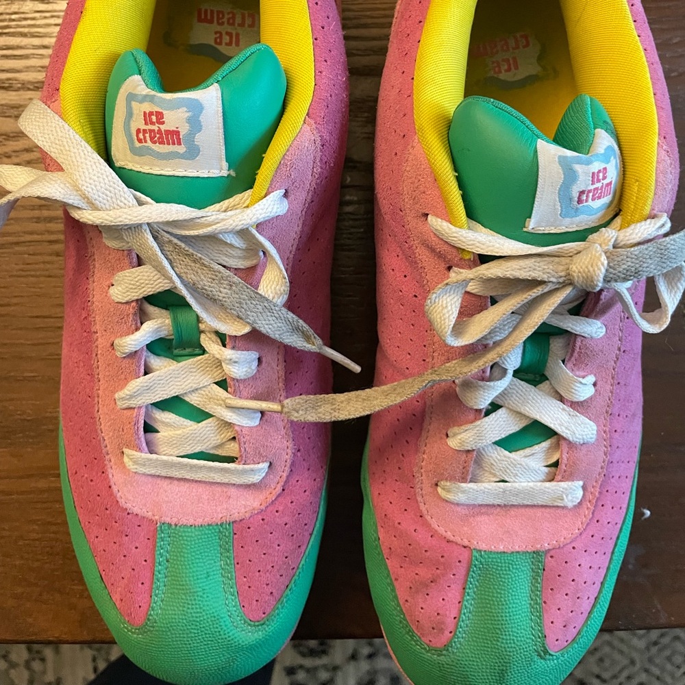Vintage Pharrell Williams Ice Cream sneakers.